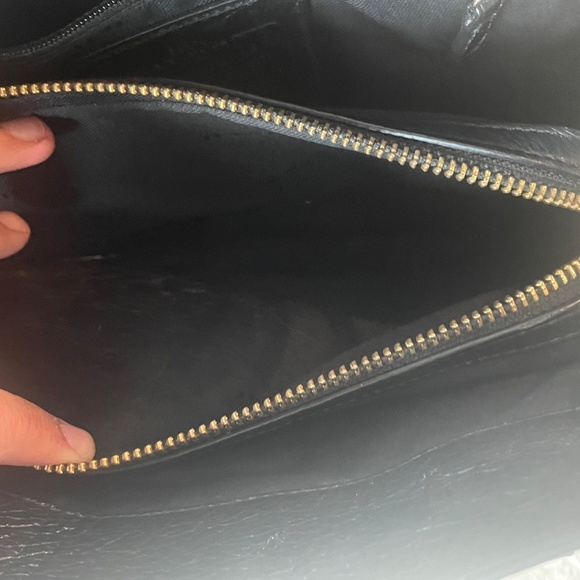 Authentic Coach satchel, black and gold twist-Lock and top handle bag - Picture 14 of 16